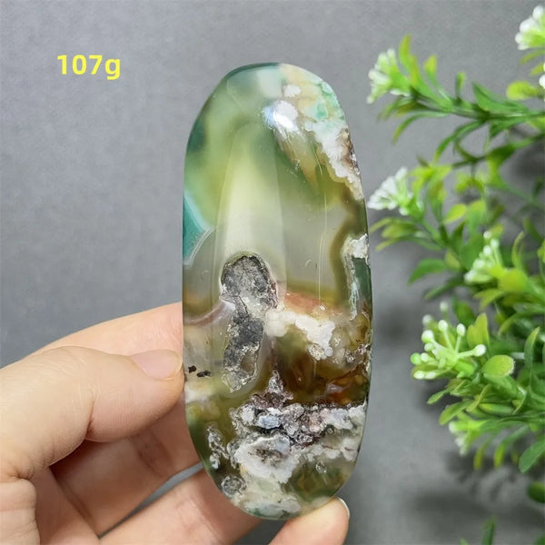 Green Cherry Blossom Agate-ToShay.org