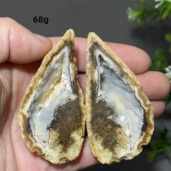 Mixed Agate Crystal Cave Egg-ToShay.org