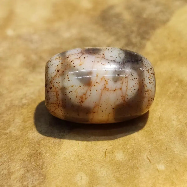 Mixed Agate Dzi Bead-ToShay.org