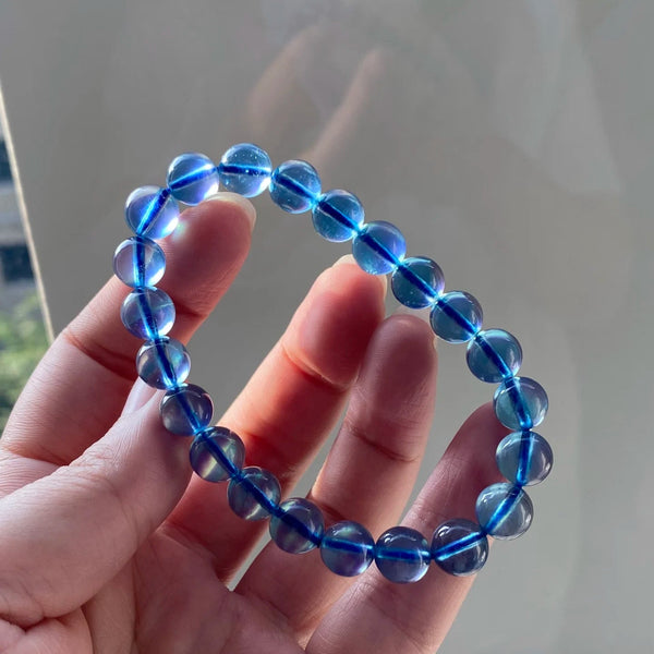 Blue Aquamarine Bracelet-ToShay.org