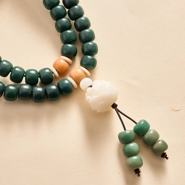 Green Bodhi Root Bracelet-ToShay.org