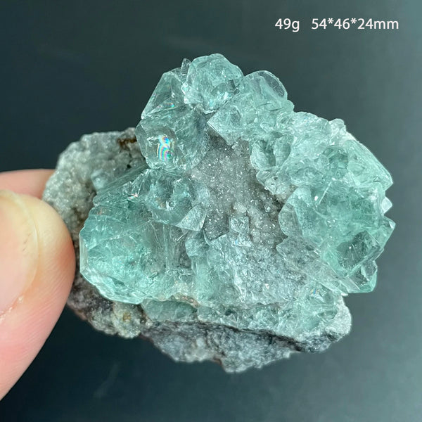 Green Fluorite Crystal Cluster-ToShay.org