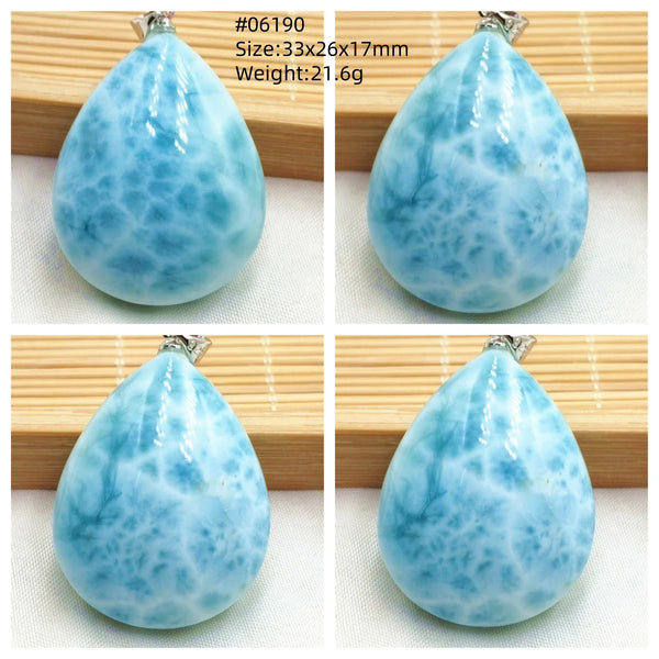 Blue Larimar Pendant-ToShay.org