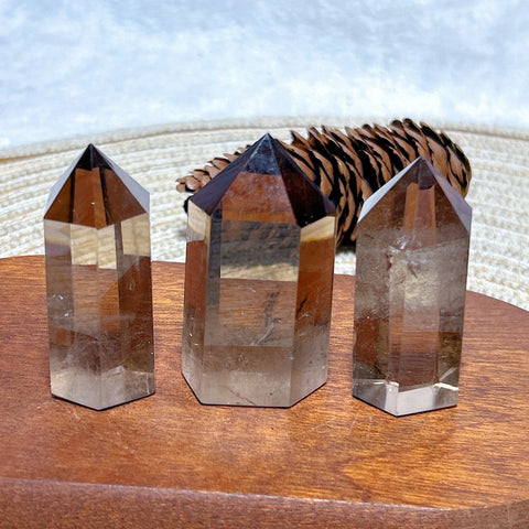 Smokey Rainbow Quartz Point-ToShay.org