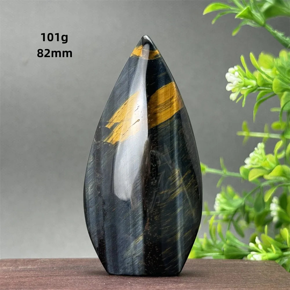 Blue Tiger Eye Stone Torch-ToShay.org