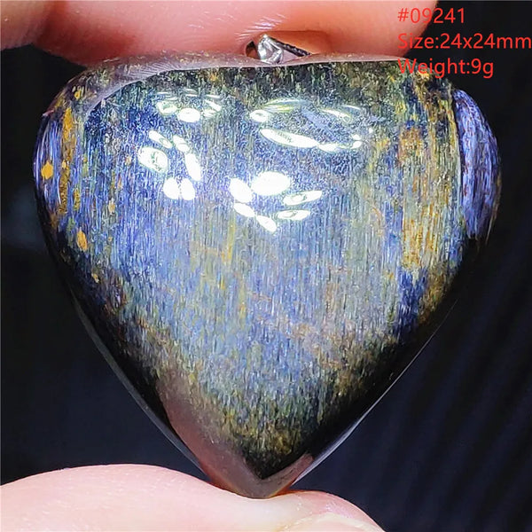 Blue Pietersite Chatoyant Pendant-ToShay.org