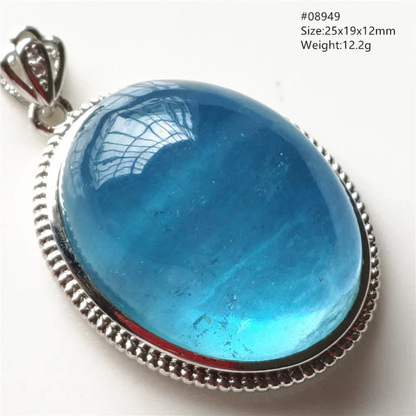 Blue Aquamarine Pendant-ToShay.org