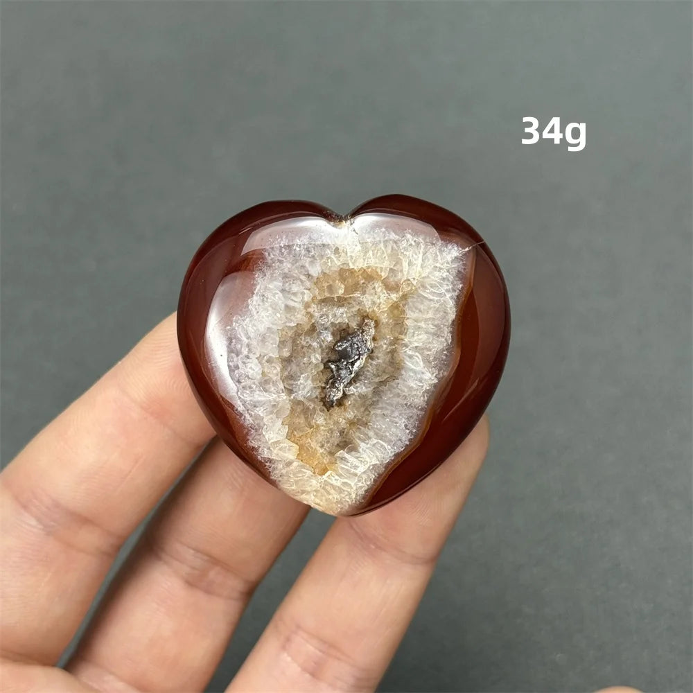 Orange Carnelian Heart-ToShay.org