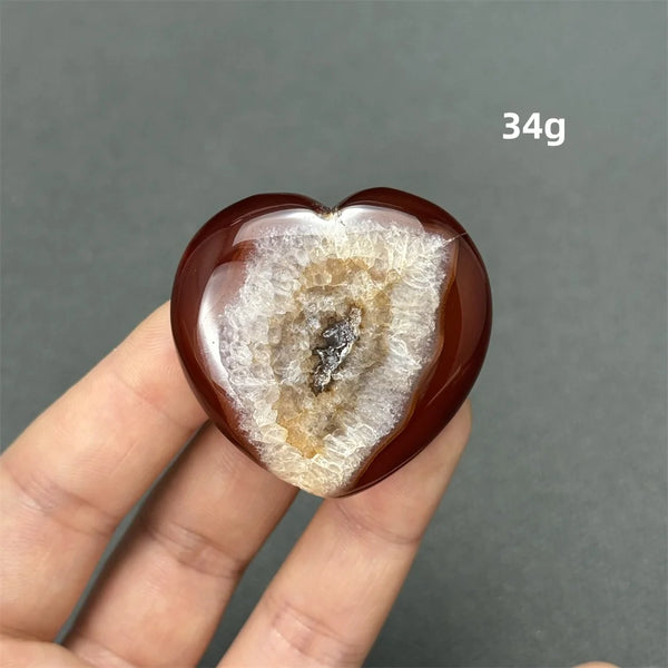 Orange Carnelian Heart-ToShay.org