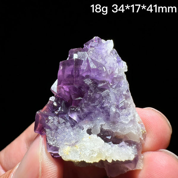 Purple Fluorite Crystal-ToShay.org