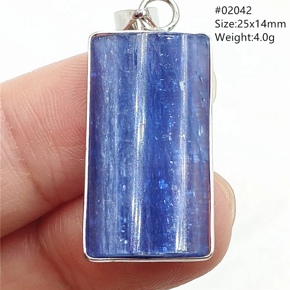 Blue Kyanite Cat Eye Pendant-ToShay.org