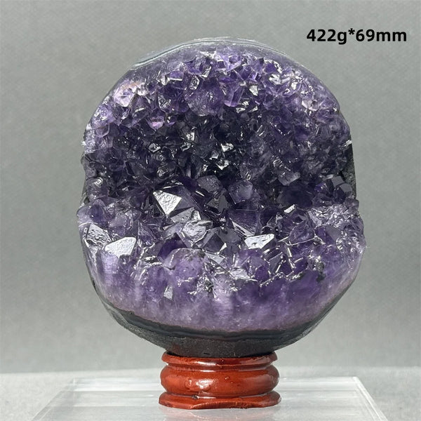 Purple Amethyst Cluster Ball-ToShay.org