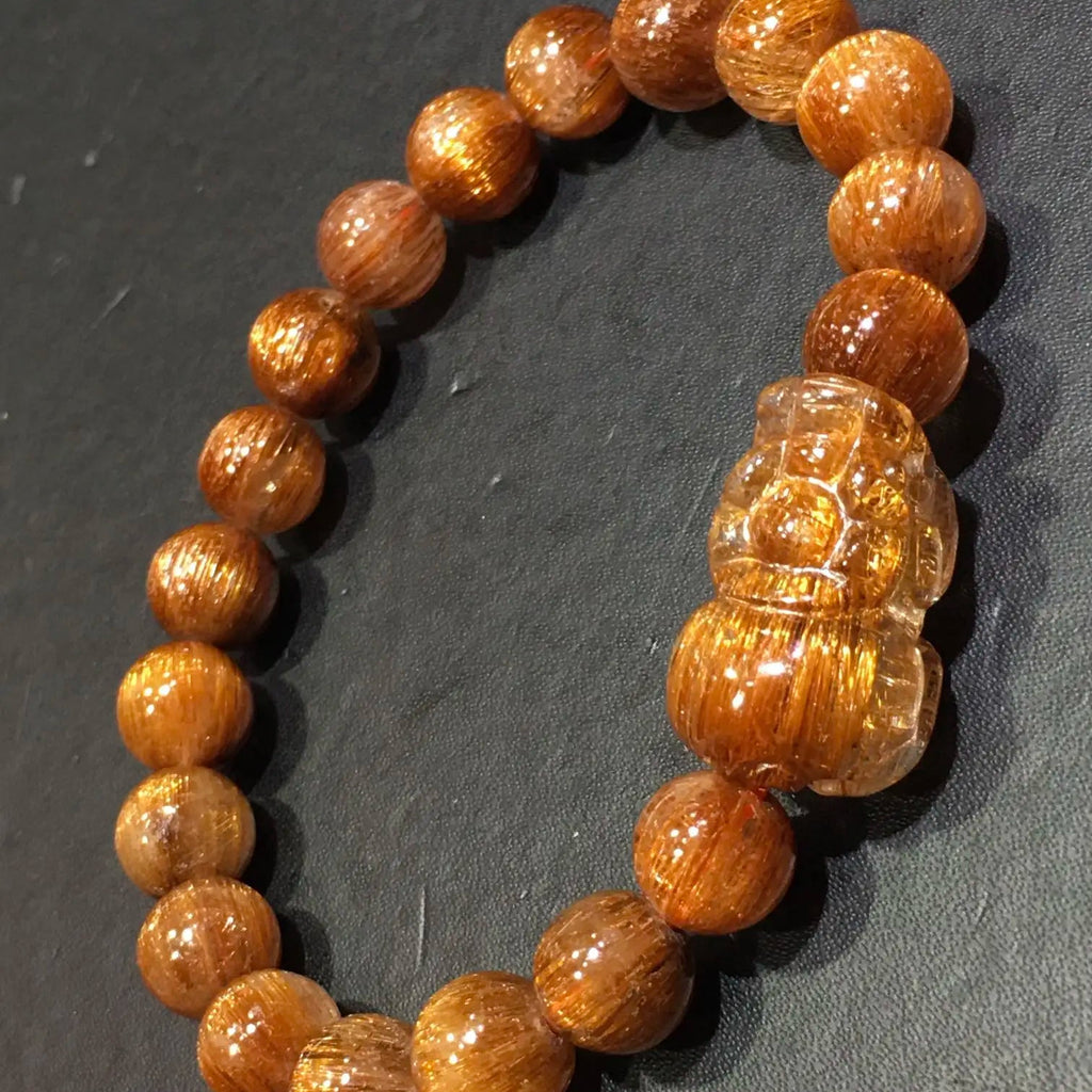 Copper Rutilated Pi Xiu Bracelet-ToShay.org