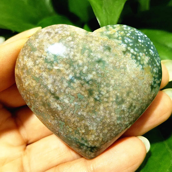 Green Moss Agate Heart-ToShay.org