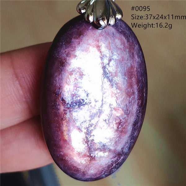 Purple Lepidolite Pendant-ToShay.org