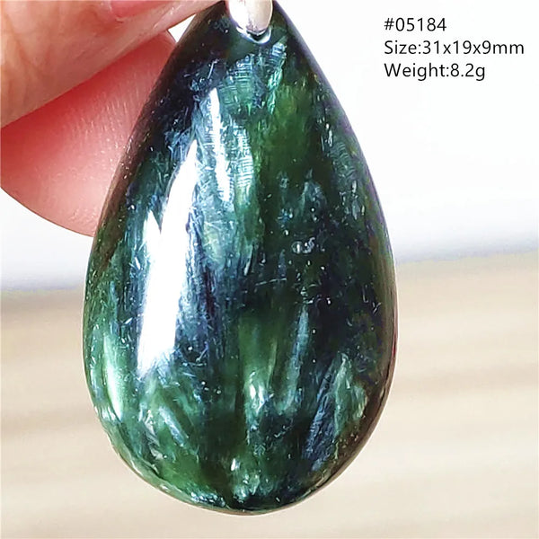 Green Seraphinite Pendant-ToShay.org