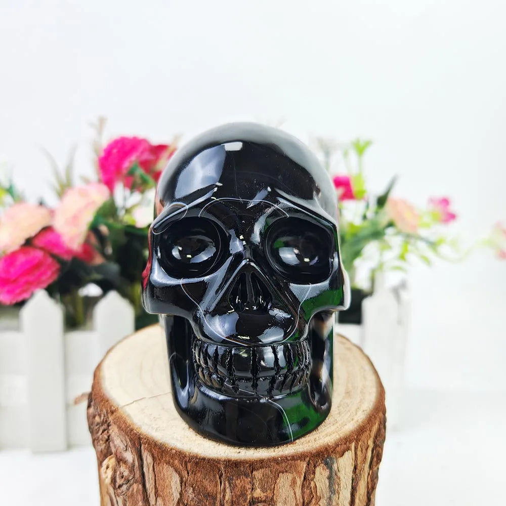 Black Sardonyx Skull-ToShay.org