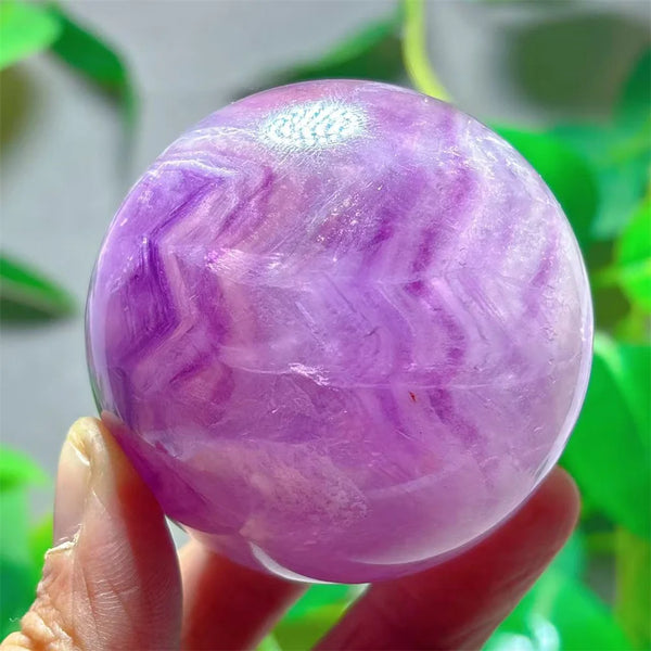 Purple Fluorite Quartz Ball-ToShay.org