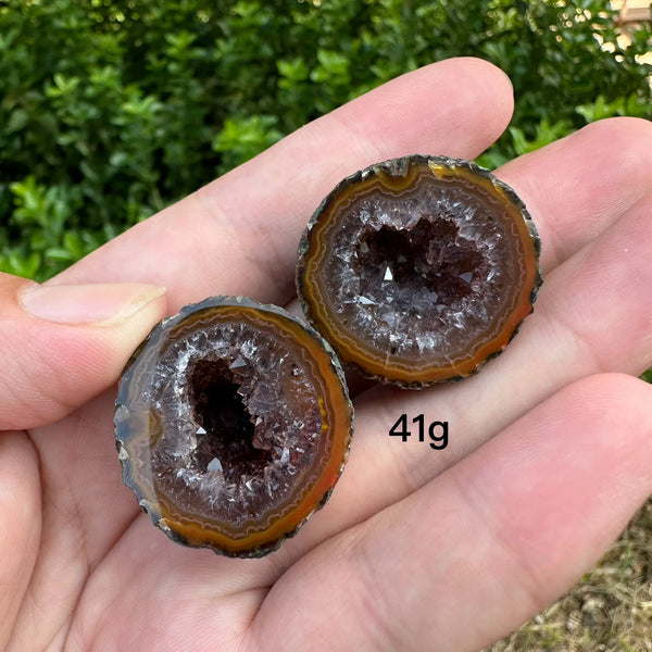 Mixed Agate Crystal Geode-ToShay.org