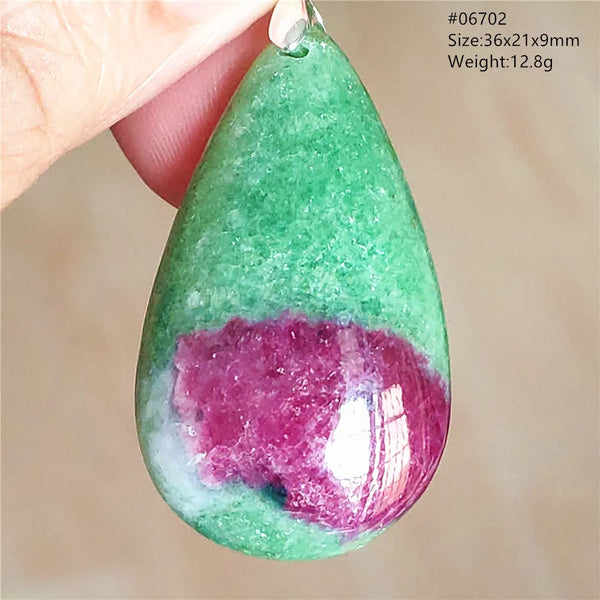 Red Ruby Zoisite Pendant-ToShay.org