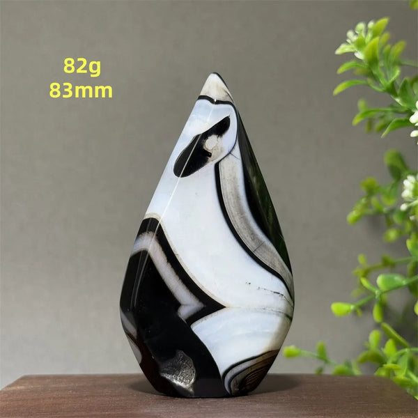 Black Striped Agate Torch-ToShay.org