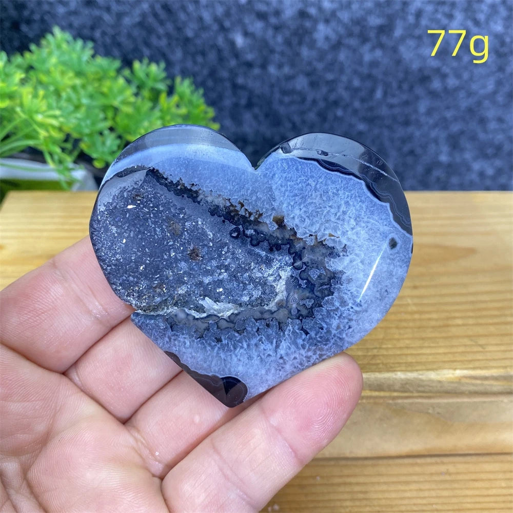Black Agate Geode-ToShay.org