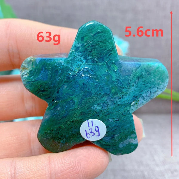 Green Moss Agate Star-ToShay.org