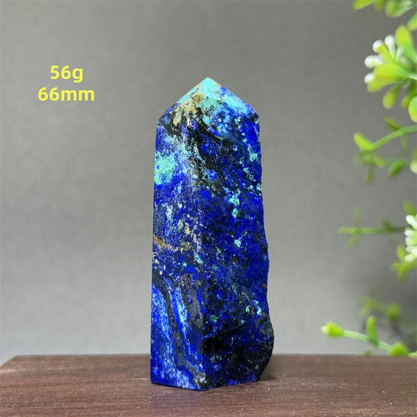 Blue Azurite Wand-ToShay.org