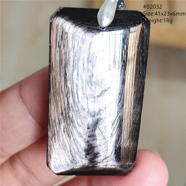 Black Hypersthene Pendant-ToShay.org