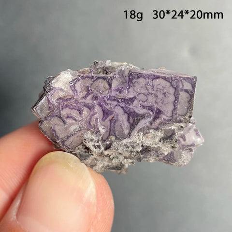 Purple Amethyst Fluorite Crystal-ToShay.org