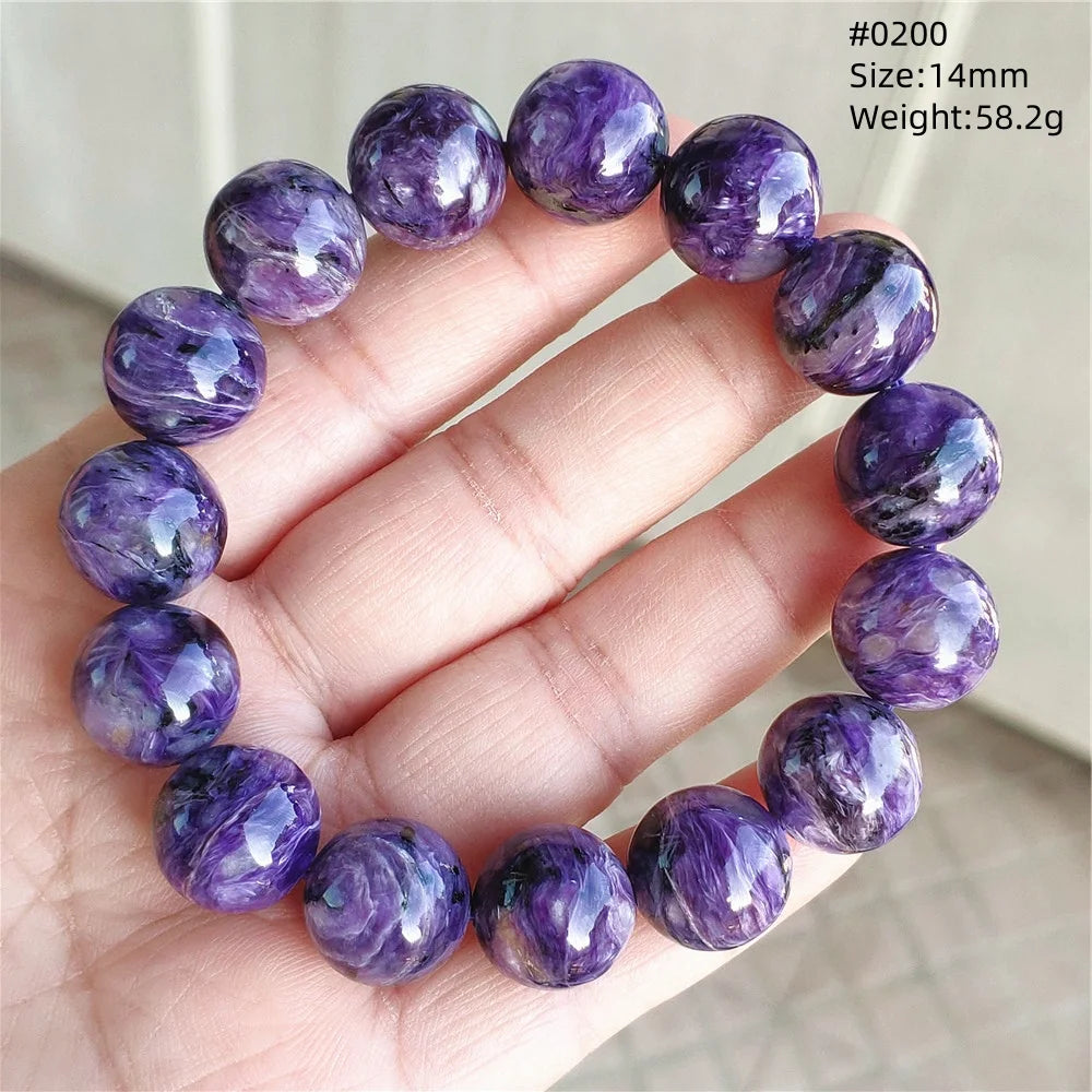 Purple Charoite Bracelet-ToShay.org