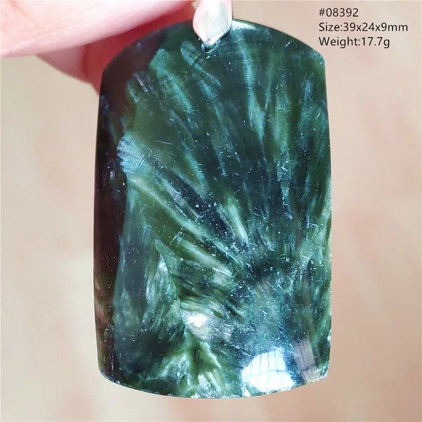 Green Seraphinite Pendant-ToShay.org