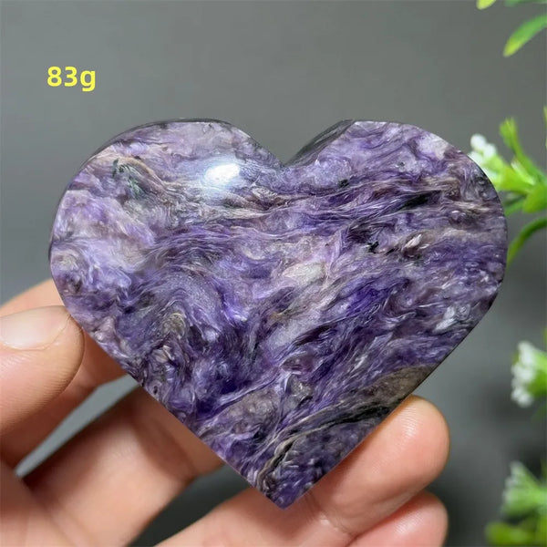 Purple Noble Crystal Heart-ToShay.org