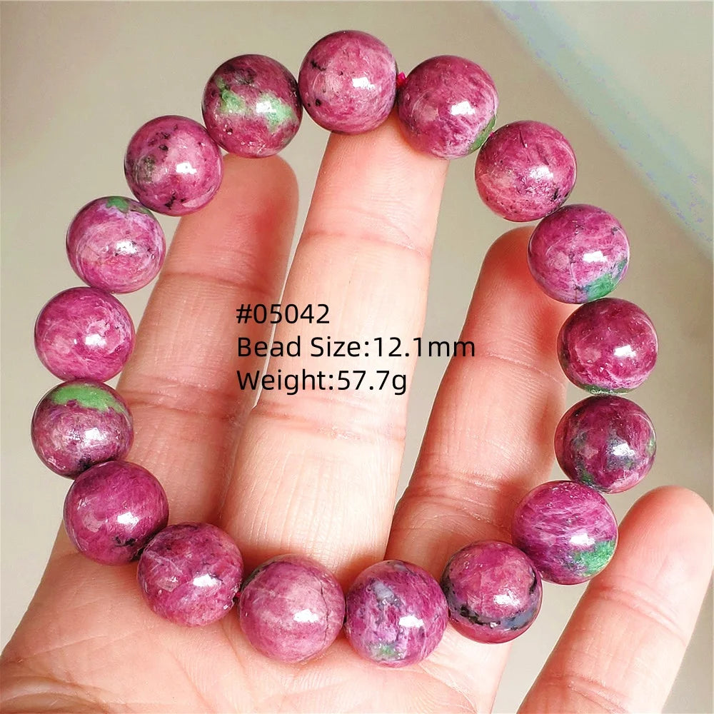 Red Ruby Zoisite Bracelet-ToShay.org