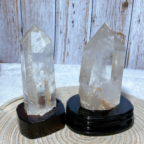 Clear Crystal Quartz Tower-ToShay.org