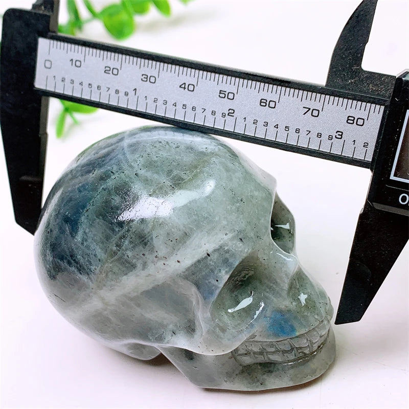 Grey Labradorite Skull-ToShay.org