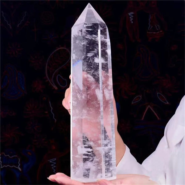 Clear Melting Quartz Wand-ToShay.org