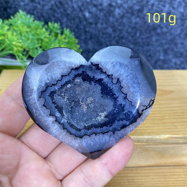 Black Agate Geode-ToShay.org