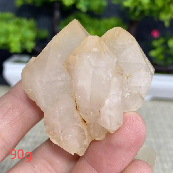 White Quartz Crystal Cluster-ToShay.org