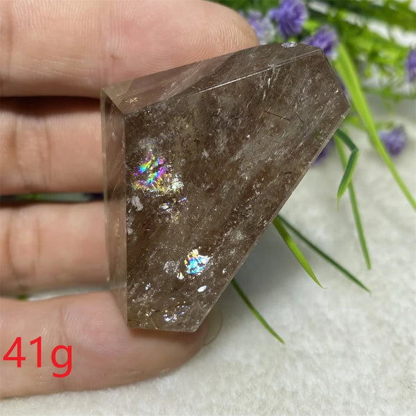 Gold Rutilated Hair Crystal-ToShay.org