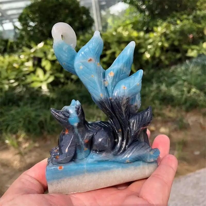 Blue Trolleite Nine Tailed Fox-ToShay.org