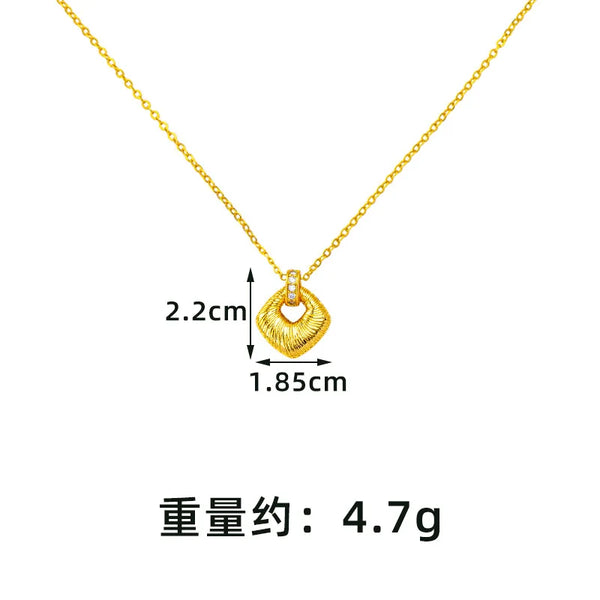 Gold Brushed Pendant-ToShay.org