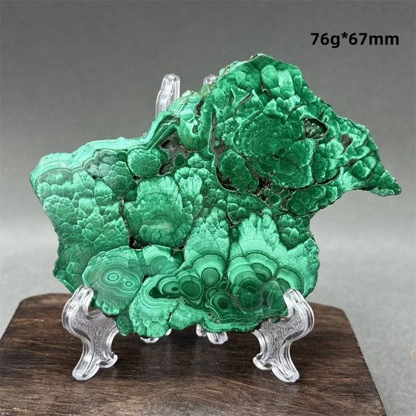 Green Malachite Raw Slice-ToShay.org