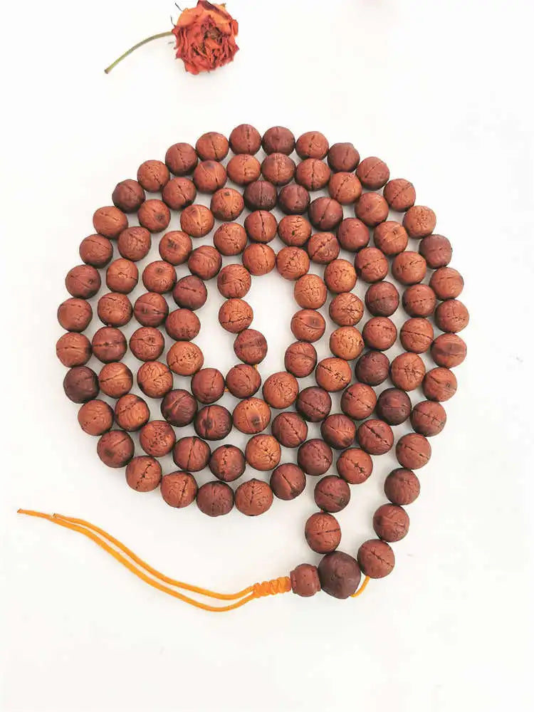 Brown Phoenix Eye Bodhi Mala-ToShay.org