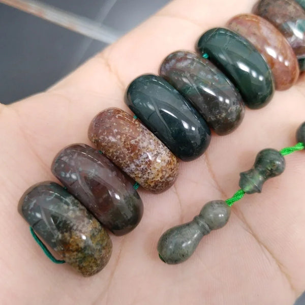 Green Agate Bead Tasbih-ToShay.org