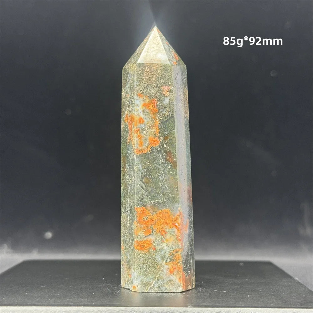 Red Moss Agate Point-ToShay.org