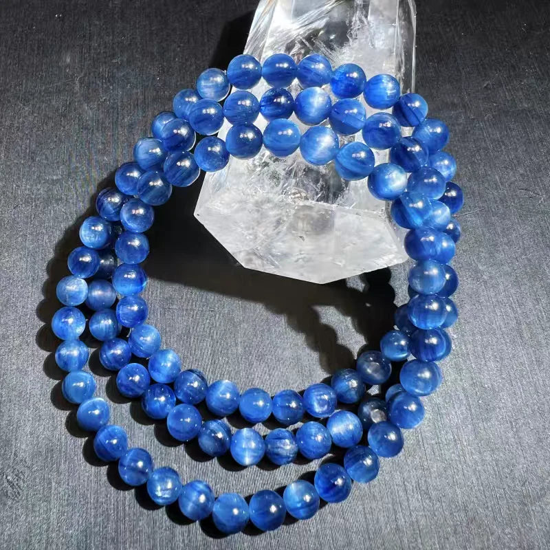 Blue Kyanite Wrap Bracelet-ToShay.org
