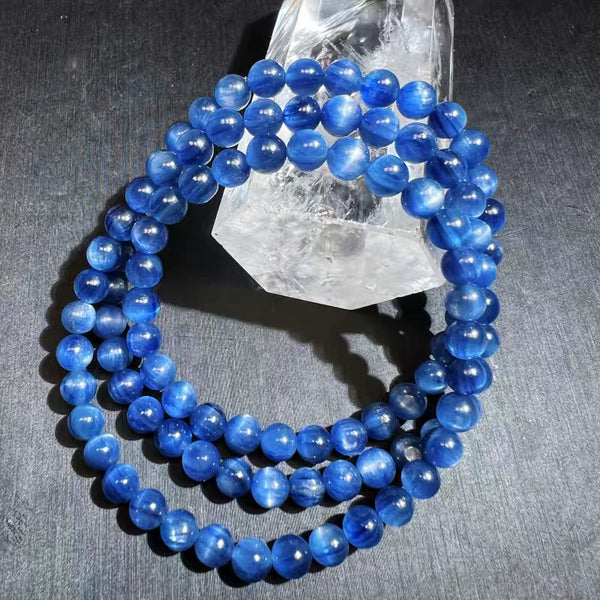 Blue Kyanite Wrap Bracelet-ToShay.org