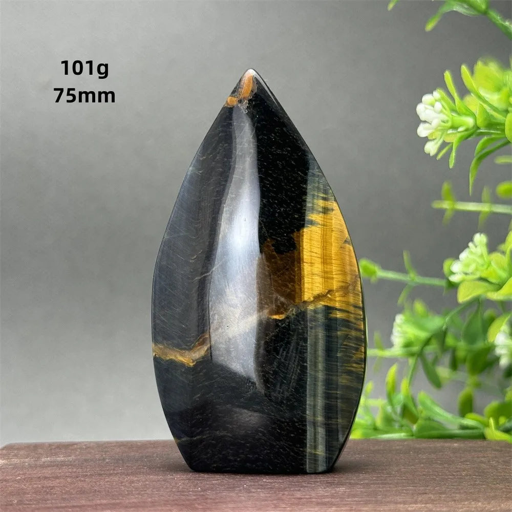 Blue Tiger Eye Stone Torch-ToShay.org