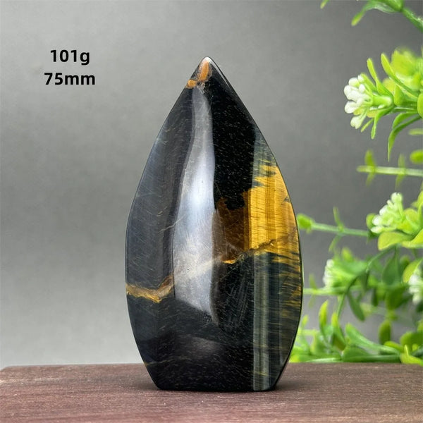 Blue Tiger Eye Stone Torch-ToShay.org